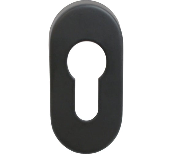 Накладка для ц/м Стандарт INOX 0900 SS BLACK черная, нержавеющая сталь 15542 1