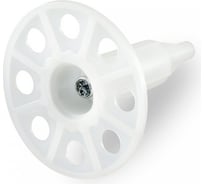 Тарельчатый дюбель-гриб с гвоздем Промрукав для пм in60, белый, 100 шт. PR08.12251