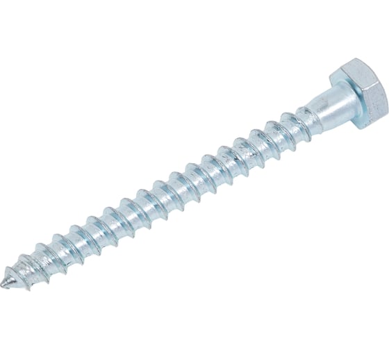 Шурупы с шестигранной головкой Доброга 8,0x80 мм, цинк, 50 шт. ЦБ-00028316 1