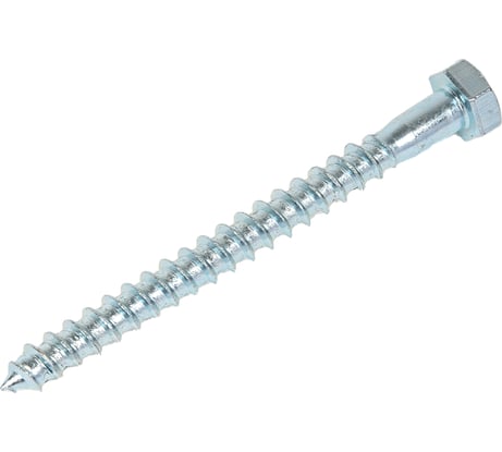 Шурупы с шестигранной головкой Доброга 8,0x90 мм, цинк, 50 шт. ЦБ-00028317