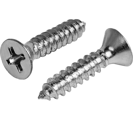 Универсальные шурупы Доброга 3,0x16 мм, белый цинк, 100 шт. ЦБ-00029850