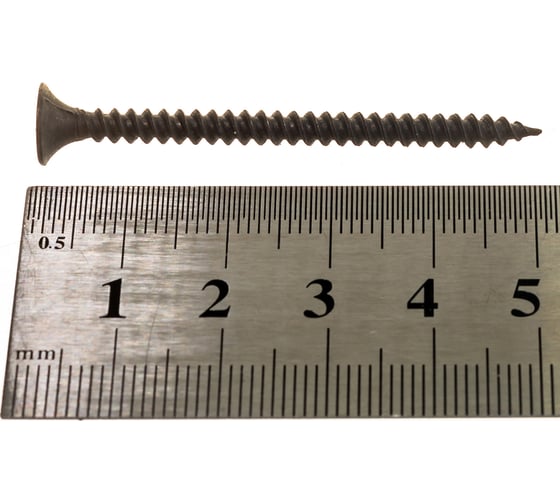 Саморезы с потайной головкой и частой резьбой МТК оксидир. 1 кг, 3,5x51 113085