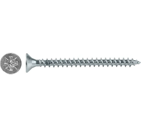 Универсальные шурупы Доброга 5,0x50 мм, белый цинк, 20 шт. ЦБ-00029928