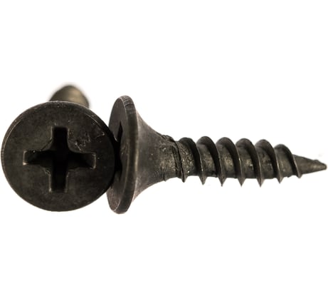 Саморезы с потайной головкой и частой резьбой Профикреп оксидир пакет, 3,5х16 24 шт 111991