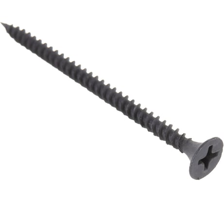 Саморезы с потайной головкой и частой резьбой Профикреп оксидир пакет, 3,5х55 10 шт 111998