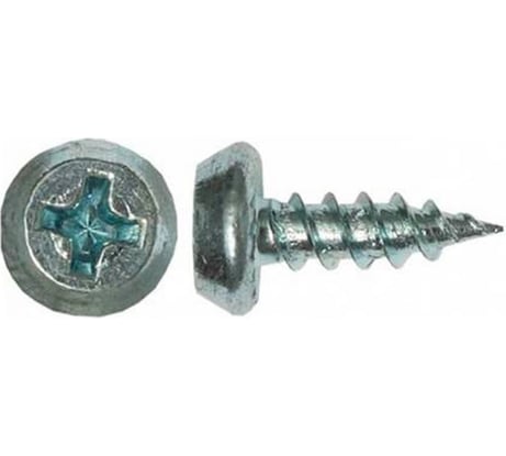 Саморез Доброга полуцилиндрическая, 3.5x11 цинк 100 шт. ЦБ-00029290