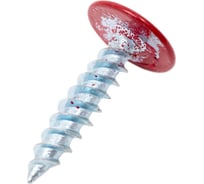 Саморез Доброга пресс-шайба, 4.2x19 цинк 100 шт. RAL3011 Крас.корич ЦБ-00017972