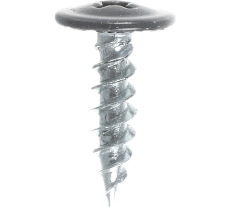 Саморез Доброга пресс-шайба, 4.2x19 цинк 100 шт. RAL7024 Серый графит ЦБ-00022786