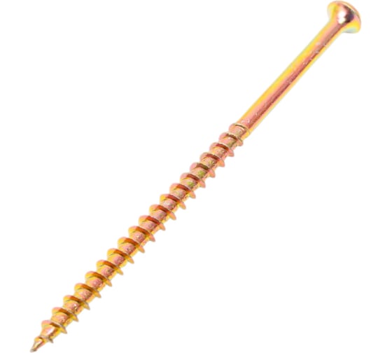 Саморез Доброга ГКД 4.8x100 мм, желтый цинк, 10 шт. ЦБ-00029246 1