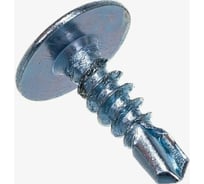 Саморез Доброга пресс-шайба, 4.2x13 мм, цинк, сверло, 50 шт. ЦБ-00029265