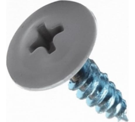 Саморез Доброга пресс-шайба, 4.2x16 цинк 100 шт. RAL7004 Серый ТД-00015728