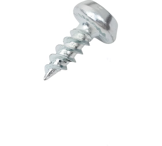 Саморез Доброга полуцилиндрическая, 3.5x9.5 цинк 100 шт. ЦБ-00029287 1