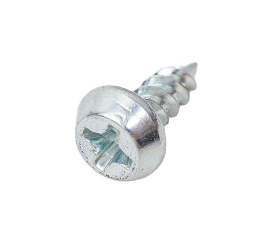 Саморез Доброга полуцилиндрическая, 3.5x9.5 цинк 100 шт. ЦБ-00029287