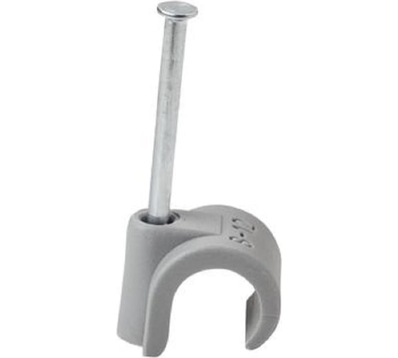 Крепежная скоба для круглого кабеля SORMAT sch 4-6 серая, 100 шт. ФАС SOR TEMP 100