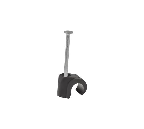 Крепежная скоба для круглого кабеля SORMAT scm 20-26 черная, 10 шт. ФАС SOR 11526 10