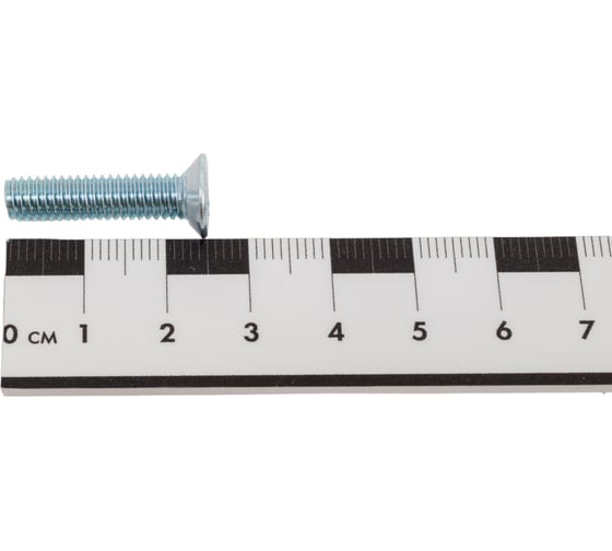 Винт Доброга с потайной головкой, М6x25 мм, DIN 965, 200 шт. ЦБ-00022833