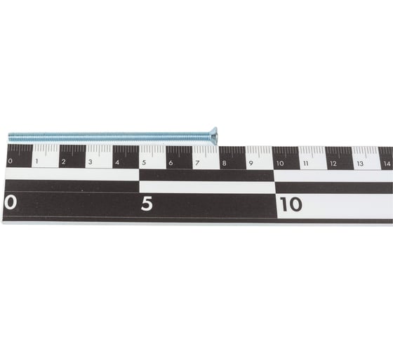 Винт Доброга с потайной головкой, М4x80 мм, DIN 965, 10 шт. ЦБ-00020868