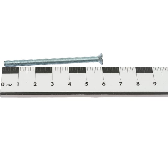 Винт Доброга с потайной головкой, М4x60 мм, DIN 965, 10 шт. ЦБ-00020864