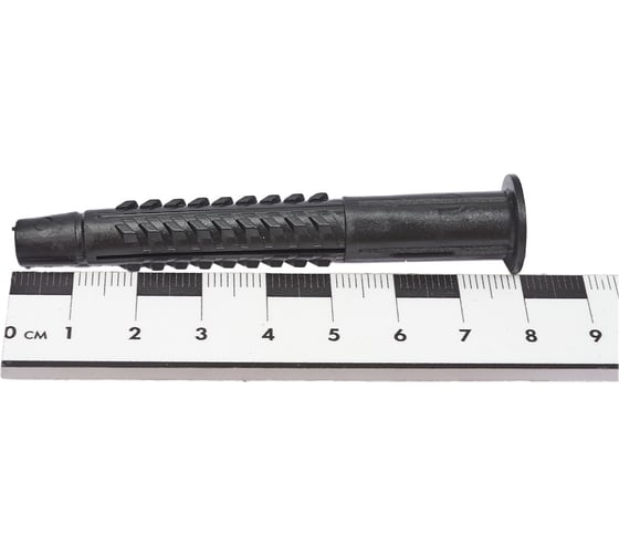 Дюбель Доброга полимерный, 10x80 4BS-K 10 шт., универсальный ЦБ-00027219
