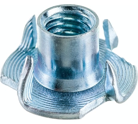 Врезные гайки по дереву с усом Профикреп пакет, М8 4 шт 113003