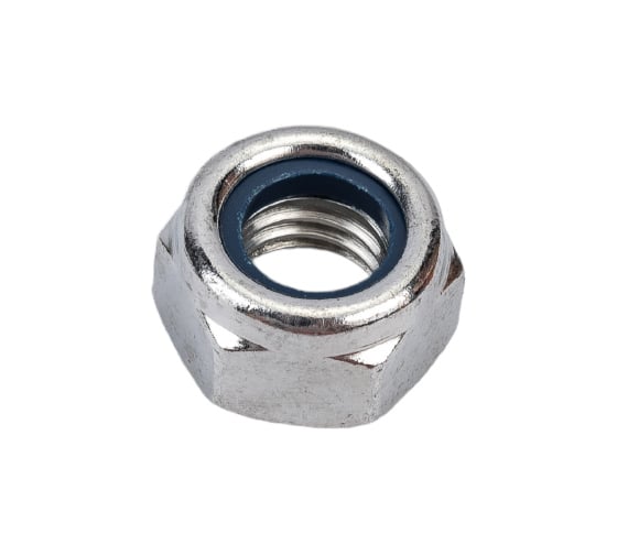Шестигранные гайки со стопорным кольцом Профикреп DIN985 Zn, М12 25 шт 111161