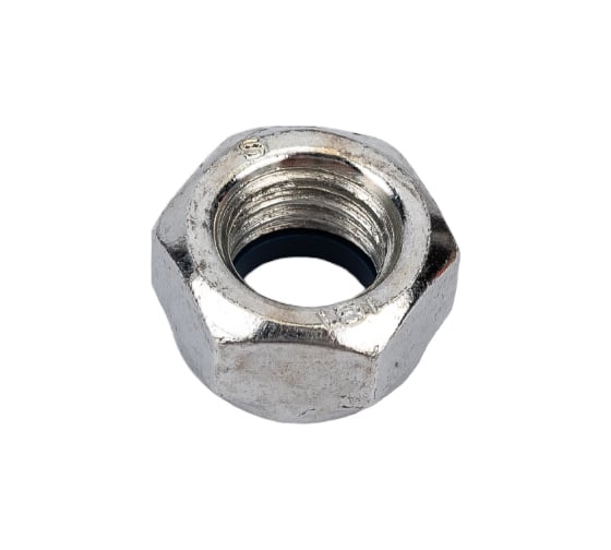 Шестигранные гайки со стопорным кольцом Профикреп DIN985 Zn, М12 25 шт 111161
