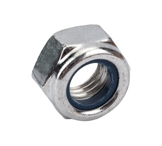 Шестигранные гайки со стопорным кольцом Профикреп DIN985 Zn, М12 25 шт 111161