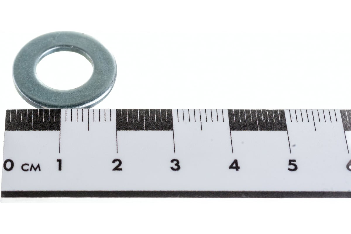 Плоские шайбы Профикреп оцинкованные пакет, 10,0 6 шт 111744 - выгодная ...