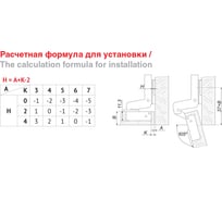 Мебельная петля hs001 ni 2