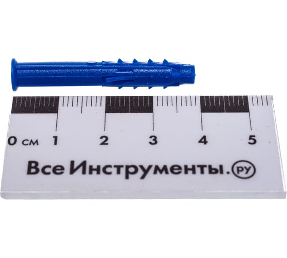 Пластмассовые дюбели с усом Профикреп пакет, 5,0х40 20 шт 113365