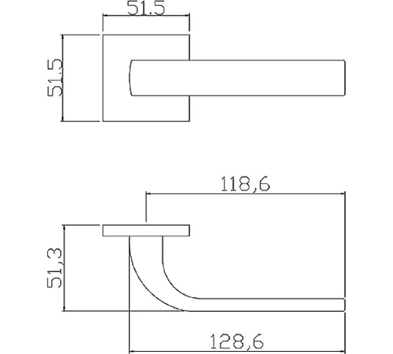 Дверные ручки ADDEN BAU COMET S-546 NICKEL Никель 940002023087