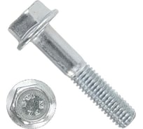 Болт с шестигранной головой и фланцем BULLIT DIN 6921 8.8 M10x40 4шт КР.192417