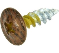 Саморез BULLIT ПШ усиленный, покрытие Printech 4,2х16 темный дуб 200 шт. пл.конт 280 мл 14-0020280