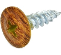 Саморез BULLIT ПШ усиленный, покрытие Printech 4,2х16 орех 200 шт. пл.конт 280 мл 14-0020260