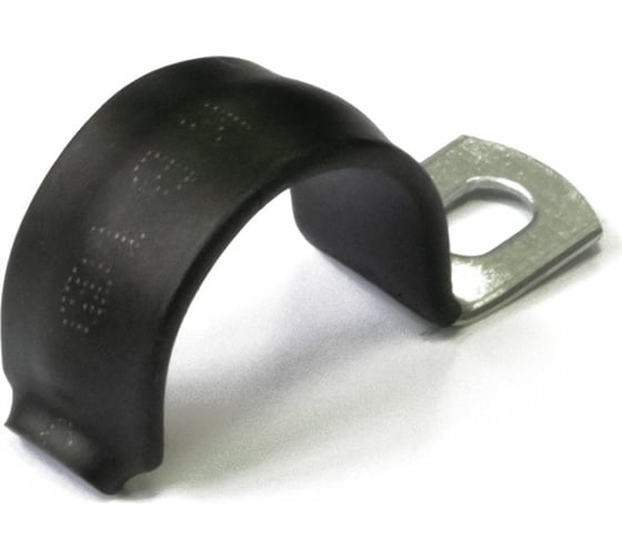 Металлическая однолапковая скоба с полимерным покрытием Промрукав смо-п d19-20 мм, 100 шт. PR08.6008 1