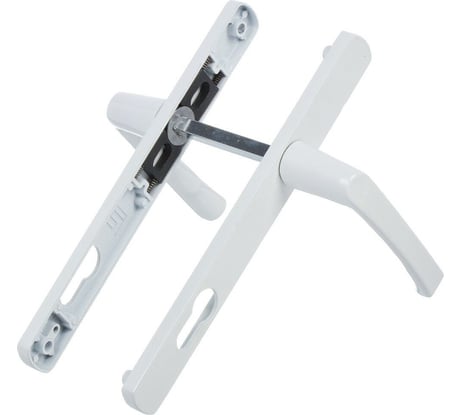 Комплект ручек БУЛАТ для узкопроф., РФ 85.25.01.9016 УРАЛ-М белая, м/о 85 мм, "под пальчики" 15997