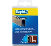 Закаленные Супертвердые узкие скобы Rapid тип 90 25 мм 3000 шт. 5000124