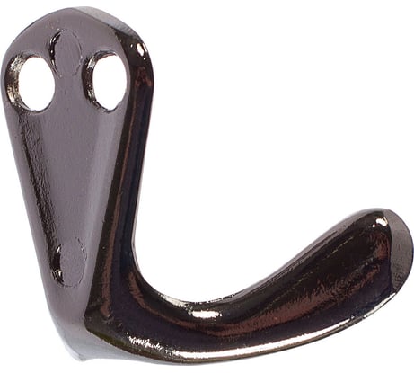 Мебельный двухрожковый крючок Jet 553 черный никель CQ553Z.002NP99