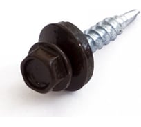 Кровельный саморез Промрукав 4.8x35 мм, ral 8017 коричневый, 100 шт. PR08.9435