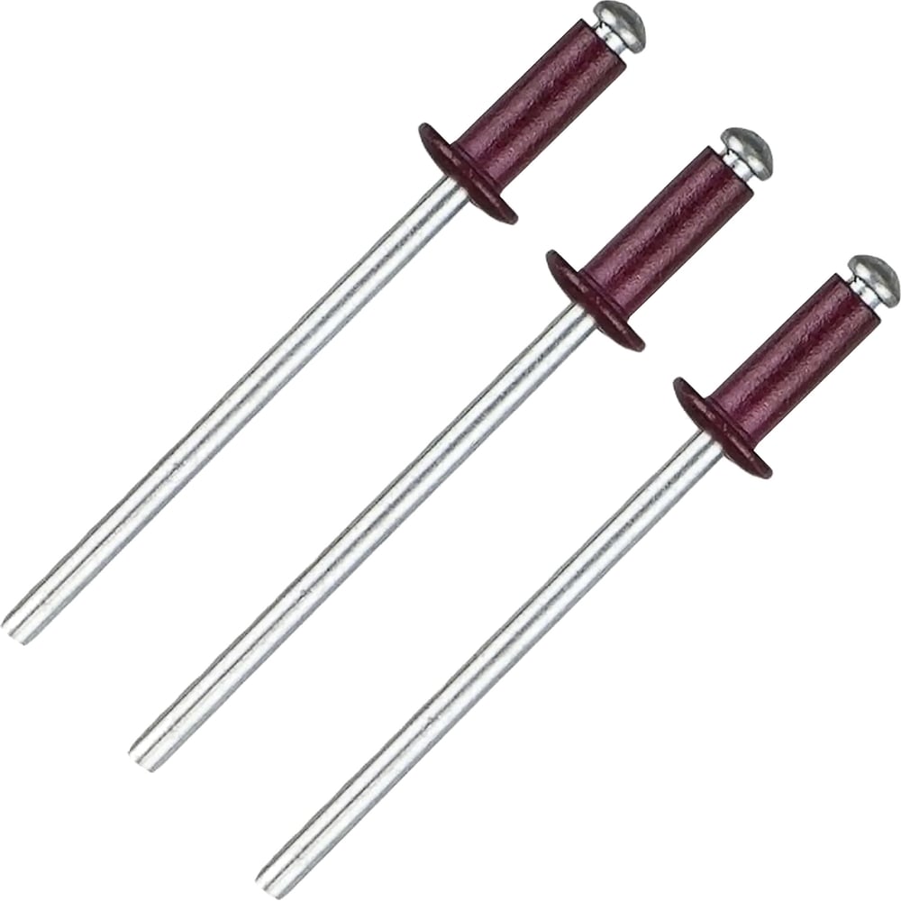 Вытяжная заклепка Daxmer 3,2х8, алюм/сталь, RAL 3005, 1000 шт ...