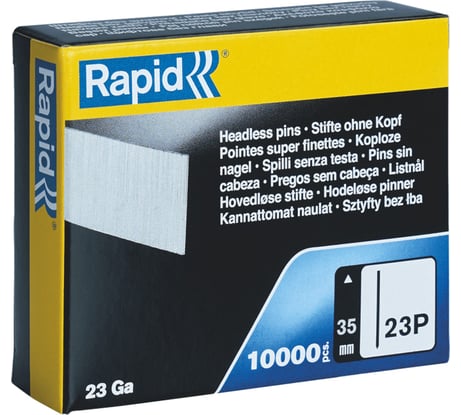 Супертвердые закаленные гвозди Rapid тип 23P 35 мм 10000 шт. 40104406