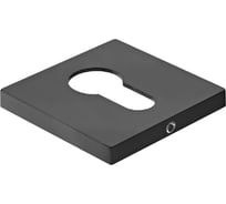 Накладка на евроцилиндр Rucetti RAP KH SLIM-S BL, на квадратной розетке 6 мм, цвет - черный 9014623