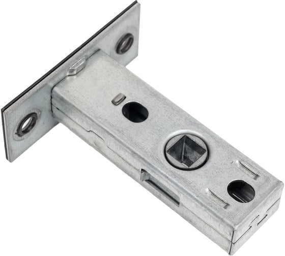 Комплект для межкомнатной двери PAULINIDOR ручки 543-03 slim, защелка 5-45 pl, черный 543-03slim5-45plBL