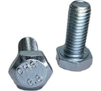 Болт R2R полная резьба DIN933, 8.8 цинк, M8x20 (100 шт/уп) 9500-BI03108020Z