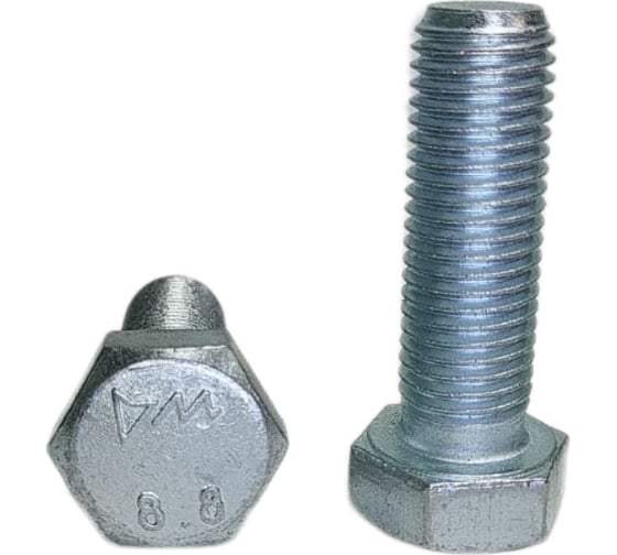 Болт R2R полная резьба DIN933, 8.8 цинк, M16x50 (20 шт/уп) 9500-BI03116050Z 1