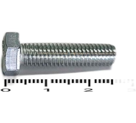 Болт R2R полная резьба, цинк, DIN933, 6x25 пр. 8,8 (100 шт/уп) 9500-бп625ф