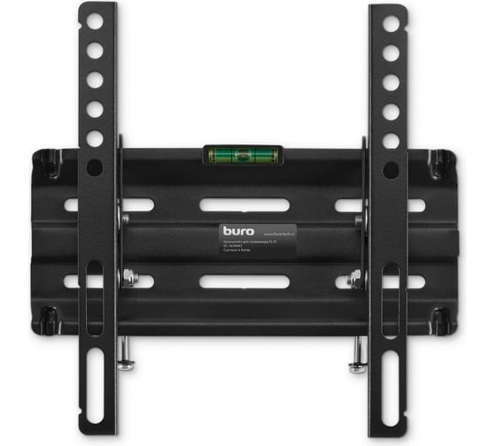 Кронштейн для телевизора BURO TL1S черный, 15"-48", макс. 25 кг, настенный, наклон 1678443