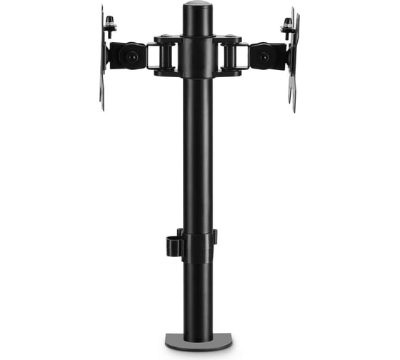 Кронштейн для мониторов ЖК BURO M062 черный, 17"-27", макс. 8 кг, потолочный, поворот и наклон 1174977