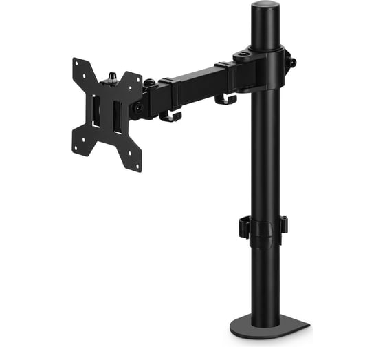 Кронштейн для мониторов ЖК BURO BU-M051-M черный, 17"-32", макс. 8 кг, крепление к столешнице, поворот 1518688