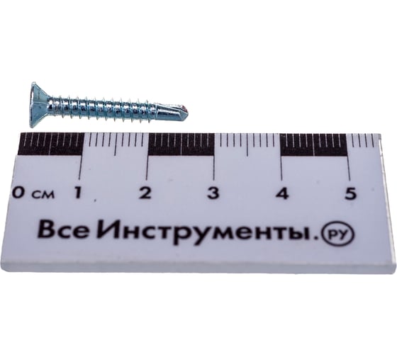 Саморезы для монтажа окон Стройбат белый цинк с буром 3.9х25 мм 500 шт. 2540535 / 310480